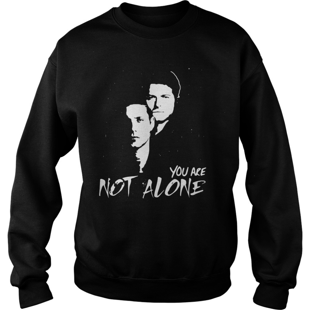 Supernatural, guardian angel, You are not alone shirt. Very good condition.